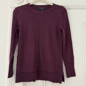 Banana Republic Purple Crew Neck Sweater